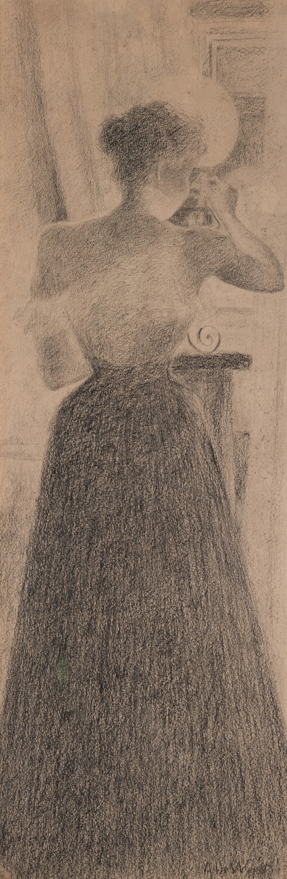   - Femme &agrave; la lampe